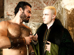 High budget fucking for a total hunk in a parody