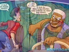 Epic bareback orgy featuring a hung man and a horny amateur twink