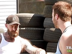 TRAILERTRASHBOYS Jack Dixon Has His Dick Blown Outdoor