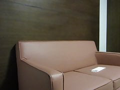 Humping a Leather Sofa - in High Heeled Boots
