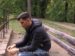 His gf cucked him so nice unexperienced guy attempts dinky - Czech Hunter