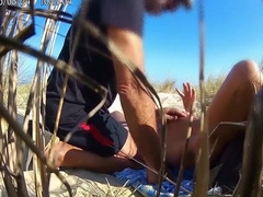 hand-job on the french atlantique beach