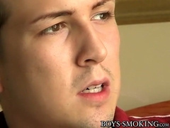 Joshua luvs cigars so much that he smokes while tugging off