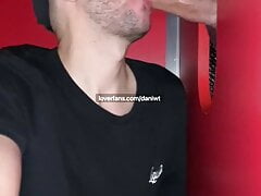 SUCKING IN A GLORYHOLE