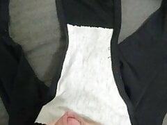 Cumtribute to Neighbor's sister's knickers(2)