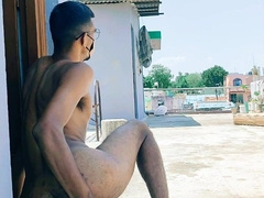 Stroking off meaty jizz flow ginormous man-meat