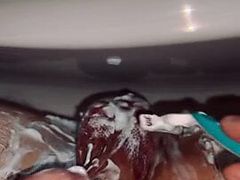 Teen hot boy shave dick for daddy pov closeup