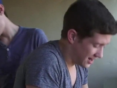 Hot twinks spanking and swallow