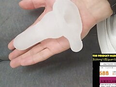 an instruction about how to use a new friendly anal toy