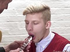 Religious teen gets ass creampied 2