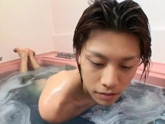 Horny Asian gay dudes in Fabulous dildos/toys, group sex JAV scene