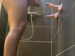 Bicurious Boy Deepthroats and Romps Fuck Stick in the Bathroom