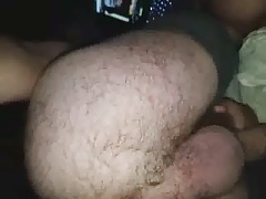 Stroking from behind!