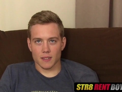 Lovely fellow gets throated by his chocolate youngster bf