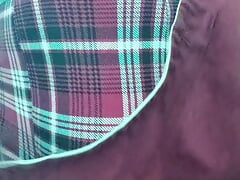 Mallu husband play with wife's bra in panties