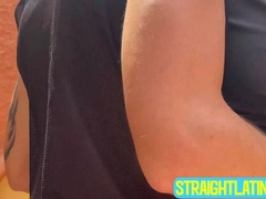 Long haired latino Ken drilled deeply by tanned hunk Marcos cock