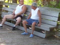 Gordito se la mete a abuelo en publico