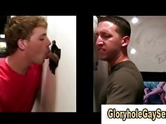 Straighty loves gloryhole suck