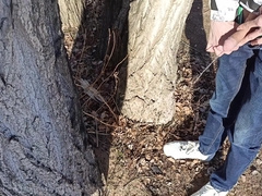 Public masturbating of a manmeat , peeing with a hefty hose pipe of an impudent schmuck !