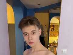 Molten Cool Young Youngster Plays with Enormous Trunk