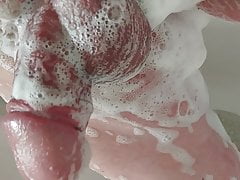 My cock soaped up