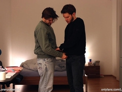 Frotting and rubbing our dicks to each other (gay)