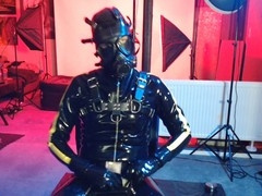 Dominant Rubberboy rules over his empire of latex