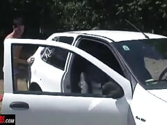 Alphamales.com - Car wash and handjob