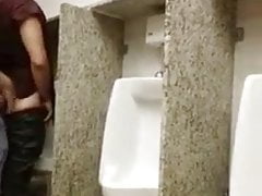 Fun in bathroom