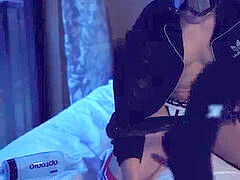 Tied up Asher Hatori Gets His Ass stuffed With Rubber ballsack, Excerpt from peaceful