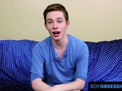 BoyObsession.com - Nico Michaelson's adorable twink guy wanking it off hard