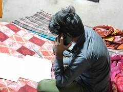 Indian Desi Village Junior School College girl and Young Masterji