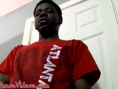 Young Black Thug Dj Receives Handjob From Mature Gay Step daddy