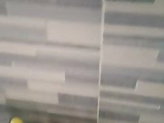Cumming in sink
