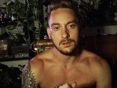 Inked otter sucks your meatpipe, then boinks his cock-squeezing culo until he pops