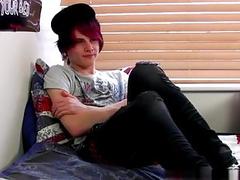 Emo black gay porn Damien Winters is one of those emo boys every dude