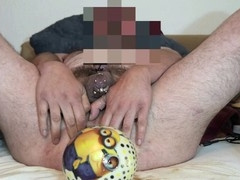 Bizarre anal insertions extreme, huge ball insertion, extreme anal stretch