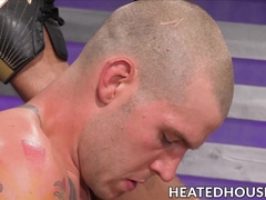 Horny stud Buck Richards deeply attracted to Logan Moores dong