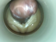 Golden cum fountain by cum cam man