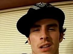 Very attractive straight thug Shank is tugging his huge cock