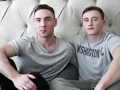 Two straight guys have gay sex for the first time
