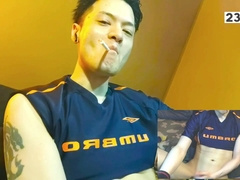 Gay webcam, gay jerking, smoke