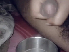 Yankee Dad touching Knob firm and Pop-Shot in coffee