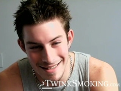 Gorgeous Mike Roberts was well pleasured in a hardcore smoking and cock stroking