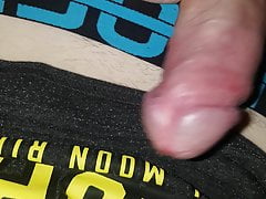 I play with my dick in bed alone