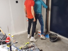 Finally Fucked My Co Worker Bareback During Construction Work
