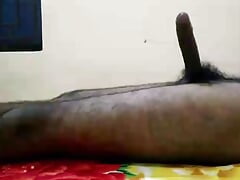 Masturbation in My cock Bedroom sleeping time