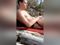 Caught Again Jerking in the Woods by the River