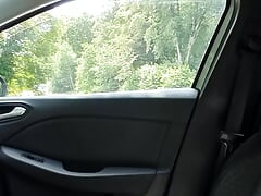 Risky Handjob Public
