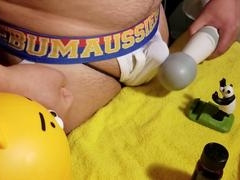 Adorable night with a magic wand and a muscle hunk